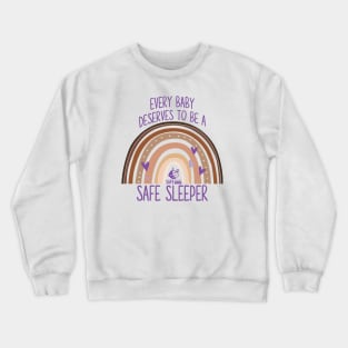 Safe Sleepers Diversity Rainbow Crewneck Sweatshirt